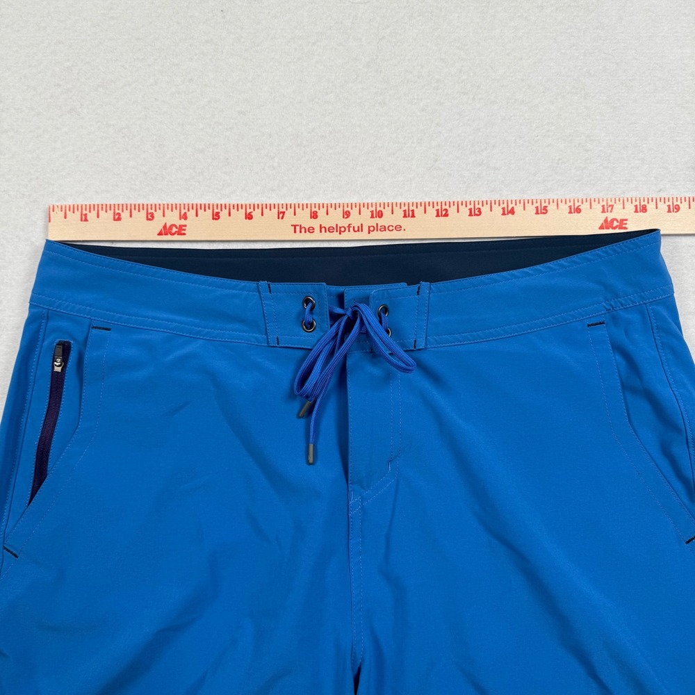 Stio CFS Board Shorts Mens 36 Blue Stretch Quick Dry Hiking Swim 2330 - Picture 4 of 7